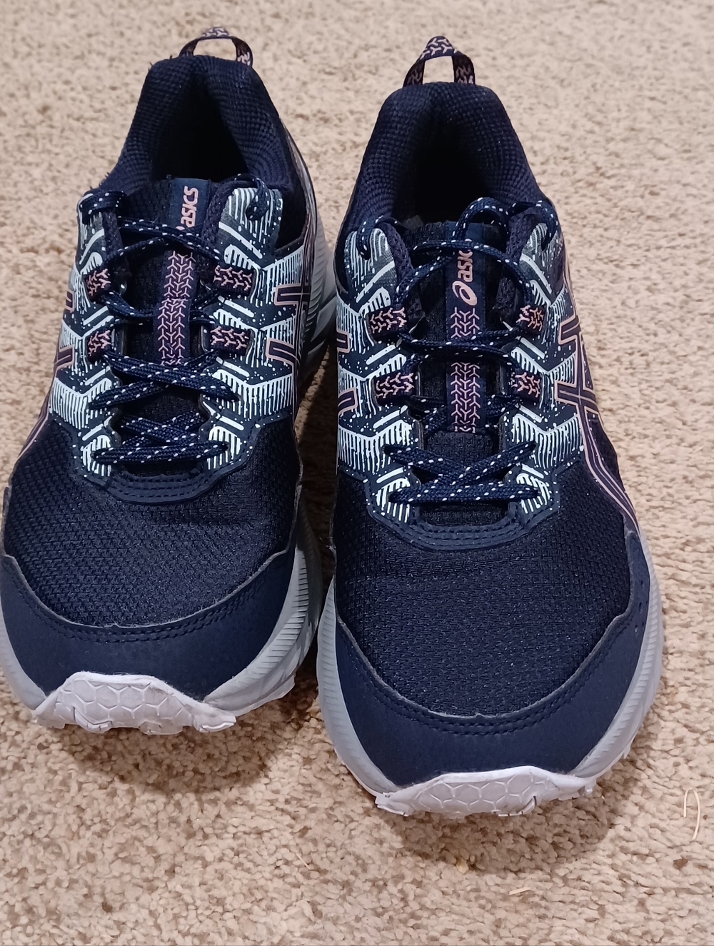 ASICS Gel-Venture 9 Women's Trail Running Shoe In Midnight/Fawn Size 7.5 - Picture 4 of 9